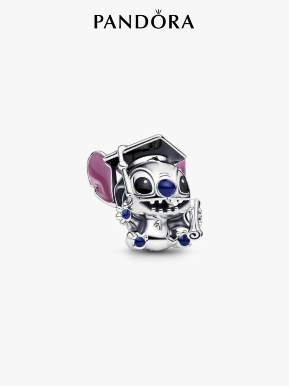Pandora Disney Stitch Graduation Charm